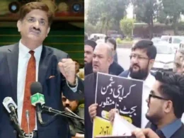 Opposition Protest During Sindh Budget Session