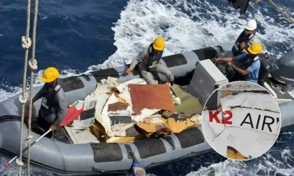 K2 Airways wreckage