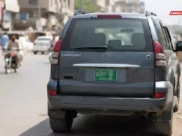 Sindh government number plates crackdown