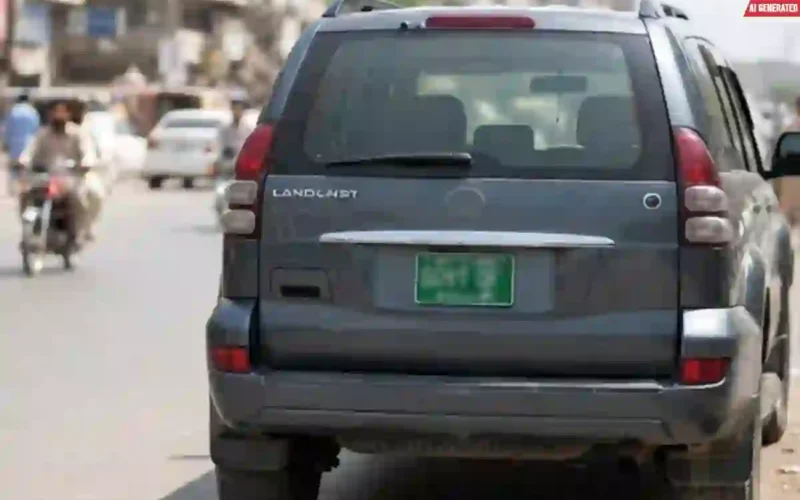 Sindh government number plates crackdown