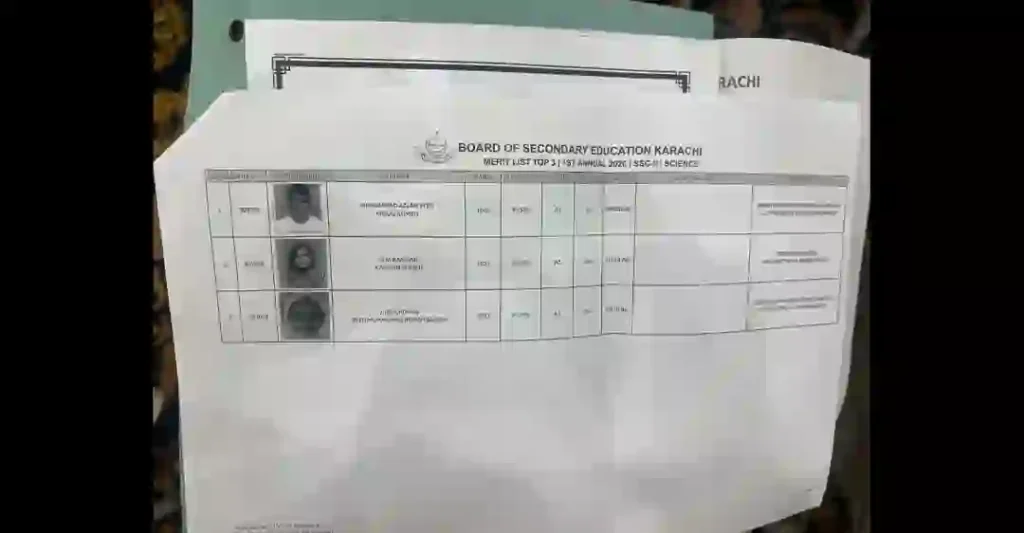 Karachi science group Result