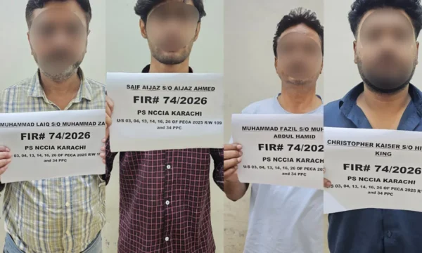 NCCIA Karachi raid
