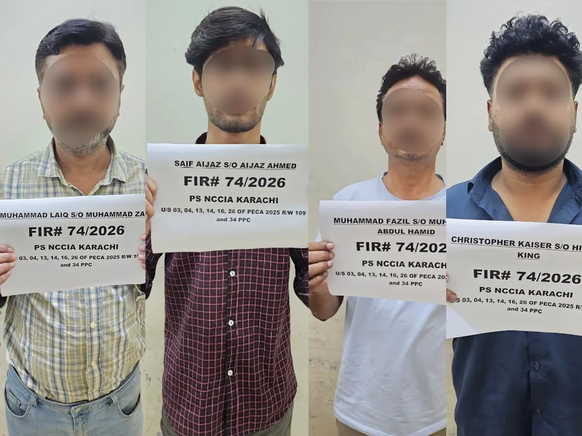 NCCIA Karachi raid