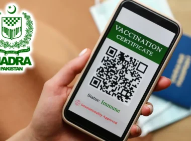 NADRA vaccination card