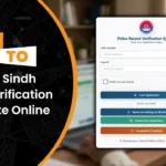 Sindh Police Verification Certificate