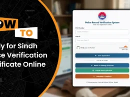 Sindh Police Verification Certificate