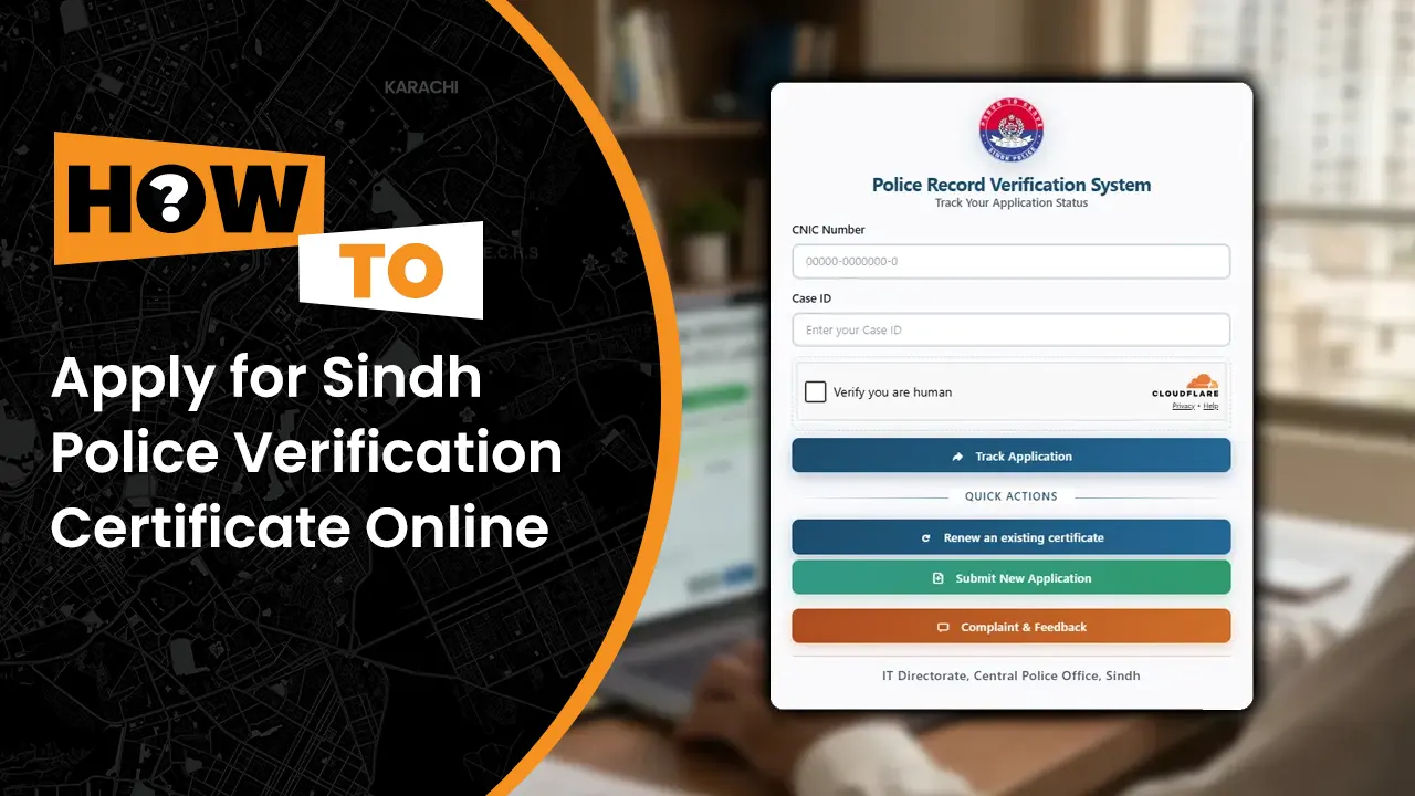 Sindh Police Verification Certificate