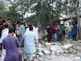 Karachi school wall collapse