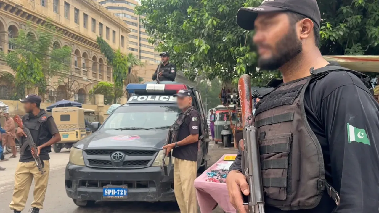 Karachi police investigate alleged job scam involving 59 girls at a Gadap Town farmhouse.