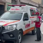 Police investigate the deaths of five family members in a housing society near Gulshan-e-Hadeed, Karachi