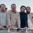 Sohail Afridi and PTI leaders lead the long march from Lakki Marwat towards Islamabad