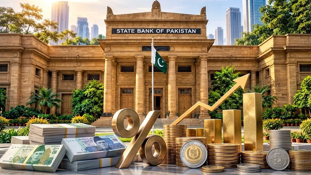 State Bank of Pakistan announces a policy rate increase to 12 percent in October 2026.